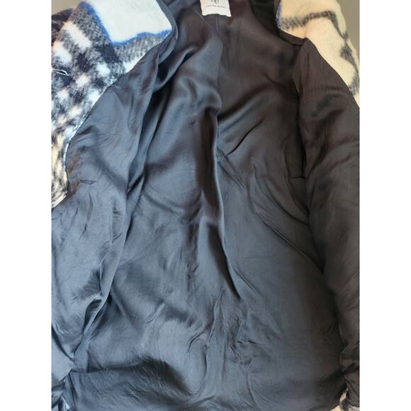 ANINE BING Oakley oversized checked brushed Shirt Jacket size S #2H421 - Picture 11 of 15